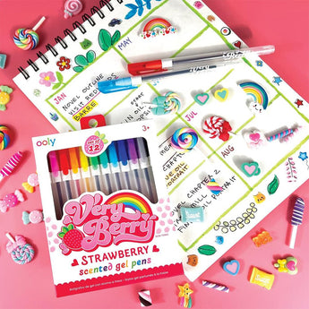Scented and Glitter Gel Pens - Set - My Little Thieves