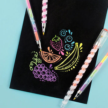 Scented and Glitter Gel Pens - Set - My Little Thieves