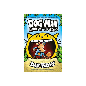 Scholastic Inc. Dog Man 5: Lord Of The Fleas ” Children's Book For Kids | Children's & Teenage Fiction Stories - My Little Thieves