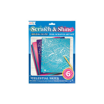 Scratch and Shine Foil Scratch Art Kit - My Little Thieves
