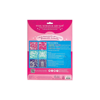 Scratch and Shine Foil Scratch Art Kit - My Little Thieves