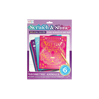 Scratch and Shine Foil Scratch Art Kit - My Little Thieves