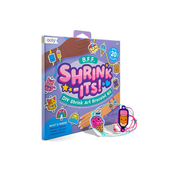 Shrink - Its! DIY Shrink Art Bracelet Kit - B.F.F, Cute Crew, Fun Friends - My Little Thieves