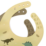 Silicone Bib Set of 2 - Dinosaurs - My Little Thieves