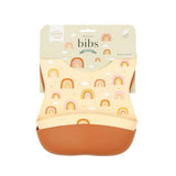 Silicone Bib Set of 2 - Rainbows - My Little Thieves