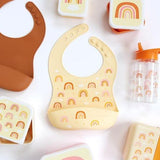 Silicone Bib Set of 2 - Rainbows - My Little Thieves