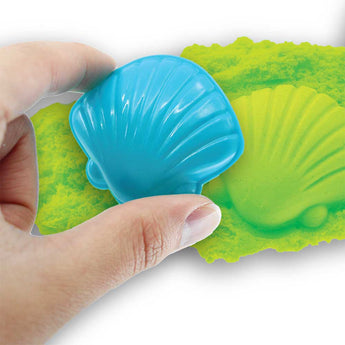 Slimy Sandy Fluff In Small Bucket With 1/2 3 D Shaping Tool | Slime & Putty - My Little Thieves