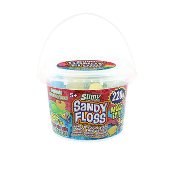 Slimy Sandy Fluff In Small Bucket With 1/2 3 D Shaping Tool | Slime & Putty - My Little Thieves