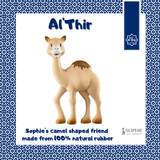 Sophie La Girafe Al Thir The Camel Teether Toy | Natural Rubber - My Little Thieves