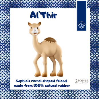 Sophie La Girafe Al Thir The Camel Teether Toy | Natural Rubber - My Little Thieves