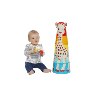Sophie La Girafe Giant Tower 3 In 1 Toy | Stacking Puzzle - My Little Thieves