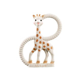 Sophie La Girafe So'pure Teething Ring Very Soft Version Brown White Teething Toy, Newborn Gift, | Pacifier & Tee... - My Little Thieves
