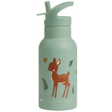 Stainless steel drink bottle - Forest friends - My Little Thieves