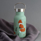 Stainless steel drink bottle - Forest friends - My Little Thieves