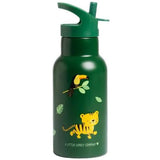 Stainless steel drink bottle - Jungle tiger - My Little Thieves