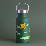 Stainless steel drink bottle - Jungle tiger - My Little Thieves