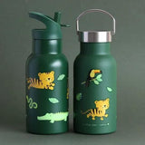 Stainless steel drink bottle - Jungle tiger - My Little Thieves