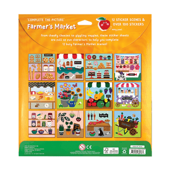 Sticker Scenes! - Farmer's Market - My Little Thieves