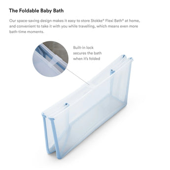Stokke Flexi Bath Bundle With Newborn Support | Foldable Baby Bathtub - My Little Thieves