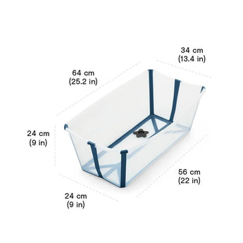 Stokke Flexi Bath Bundle With Newborn Support | Foldable Baby Bathtub - My Little Thieves