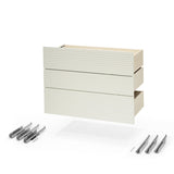 Stokke Sleepi Dresser White Drawers and Metal Parts