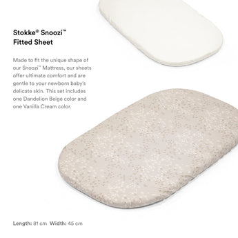 Stokke® Snoozi™ Fitted Sheets - 2 Pack - My Little Thieves