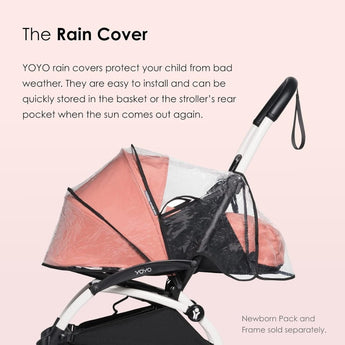 Stokke Yoyo 0+ Newborn Pack Rain Cover Clear | Weather Protection - My Little Thieves