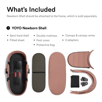 Stokke Yoyo Newborn Shell | Eco Stroller Seat For Newborns - My Little Thieves
