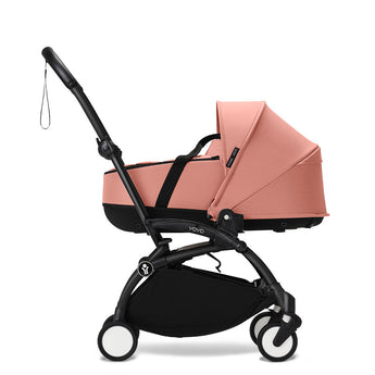 Stokke YOYO3 Black Frame Newborn Shell and 6+ Ginger