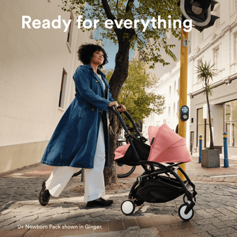 Stokke Yoyo3 Black Frame With 0+ & 6+ Pack Bundle | Award Winning Compact Stroller - My Little Thieves