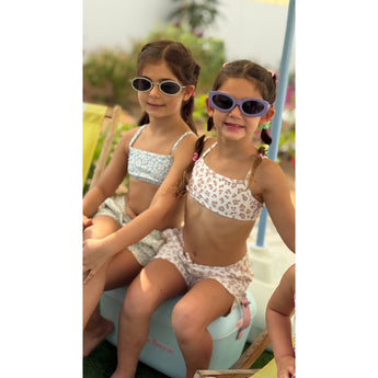 Swim Essentials Beige Leopard Bikini For Girls | Kids Swimwear - My Little Thieves