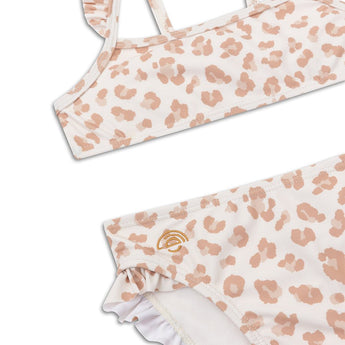 Swim Essentials Beige Leopard Bikini For Girls | Kids Swimwear - My Little Thieves