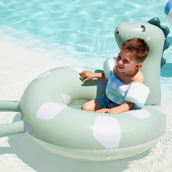Swim Essentials Dino Green Swim Ring 95cm | Kids Pool Float - My Little Thieves
