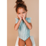 Swim Essentials Girls Short Sleeve Swimsuit | Beach & Pool Swimwear - My Little Thieves