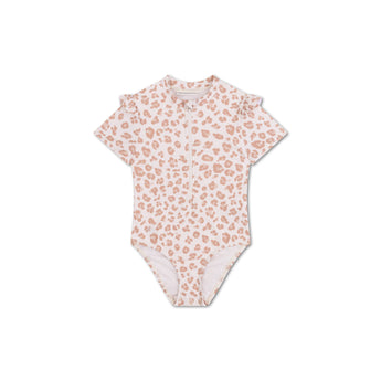 Swim Essentials Girls Short Sleeve Swimsuit | Beach & Pool Swimwear - My Little Thieves