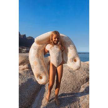 Swim Essentials Girls Short Sleeve Swimsuit | Beach & Pool Swimwear - My Little Thieves