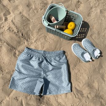 Swim Essentials Green Leopard Swim Shorts For Boys | Kids Swimwear - My Little Thieves