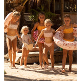 Swim Essentials Khaki Leopard Print Bikini For Girls | Kids Swimwear - My Little Thieves
