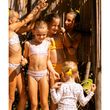 Swim Essentials Khaki Leopard Print Bikini For Girls | Kids Swimwear - My Little Thieves