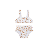 Swim Essentials Khaki Leopard Print Bikini For Girls | Kids Swimwear - My Little Thieves