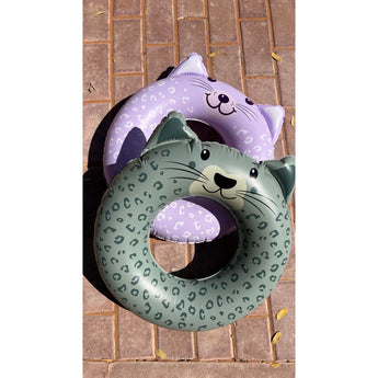 Swim Essentials Leopard Animal Swim Ring 55cm | Kids Pool Float - My Little Thieves
