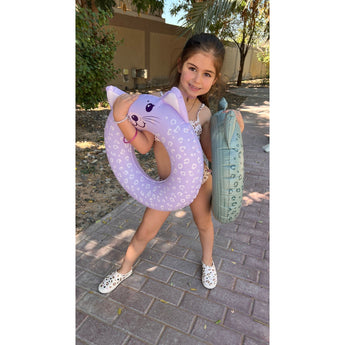 Swim Essentials Leopard Animal Swim Ring 55cm | Kids Pool Float - My Little Thieves