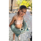 Swim Essentials Leopard Animal Swim Ring 55cm | Kids Pool Float - My Little Thieves