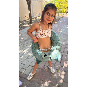 Swim Essentials Leopard Animal Swim Ring 55cm | Kids Pool Float - My Little Thieves