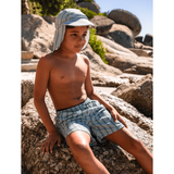 Swim Essentials Striped Kids Swim Shorts | Classic Resort Style - My Little Thieves