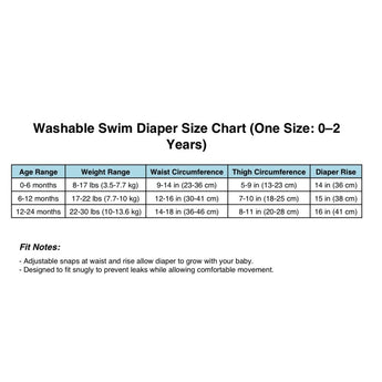 Swim Essentials Swim Diaper For Babies & Toddlers | Reusable Pool Wear - My Little Thieves