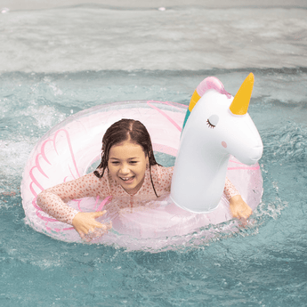 Swim Essentials Transparent Unicorn Swim Ring 104cm | Pool Float - My Little Thieves