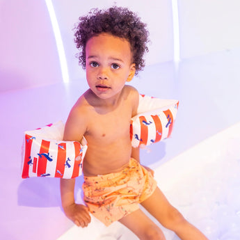 Swimming Armbands Whale Striped - 2 - 6 Years - My Little Thieves