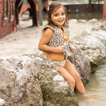 Swimming Vest Leopard Beige - My Little Thieves