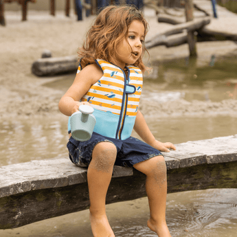 Swimming Vest Yellow White Whale - My Little Thieves